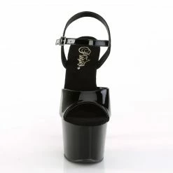 Pleaser SKY-309CHRS - Blk/Blk-Red RSTN