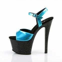 Pleaser SKY-309HG - Turquoise Hologram/Blk