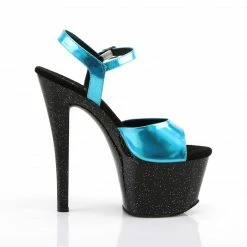 Pleaser SKY-309HG - Turquoise Hologram/Blk