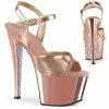 Pleaser Exotic Dancing SKY-309TTG - Rose Gold Metallic Pu/Rose G. Chrome-Gltr