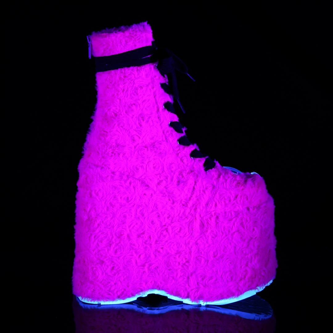 Demonia SLAY-206 - H. Pink Fur 7 Demonia SLAY-206 - H. Pink Fur