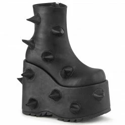 Demonia SLAY-77 - Blk Vegan Leather