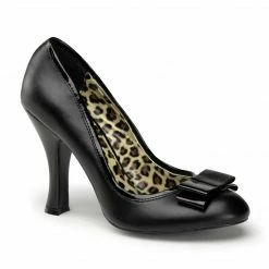 Pin Up Couture SMITTEN-01 - Blk Pu Vintage & Retro