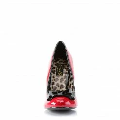Pin Up Couture SMITTEN-01 - Red-Blk Pat