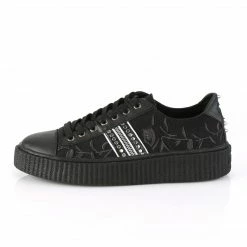 Demonia SNEEKER-106 - Blk Canvas-Blk Pu