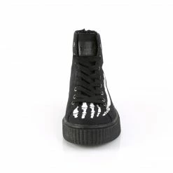 Demonia SNEEKER-252 - Blk Canvas Punk & Goth