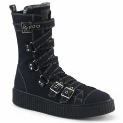 Demonia SNEEKER-318 - Blk Canvas