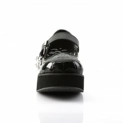 Demonia SPRITE-05 - Blk Vegan Leather-Blk Pat