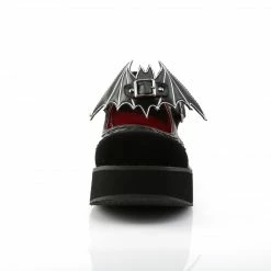 Demonia SPRITE-09 - Blk Vegan Leather-Velvet Punk & Goth