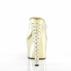Pleaser Exotic Dancing STARDUST-701 - Clr/Gold Chrome