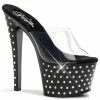 Pleaser STARDUST-701 - Clr/Blk