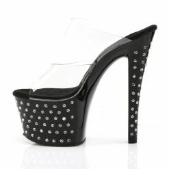 Pleaser STARDUST-702 - Clr/Blk Exotic Dancing