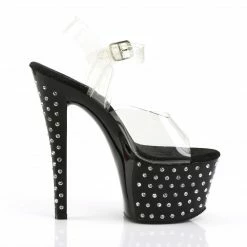 Pleaser Exotic Dancing STARDUST-708 - Clr/Blk