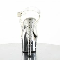 Pleaser STARDUST-708 - Clr/Slv Chrome 10 Pleaser STARDUST-708 - Clr/Slv Chrome