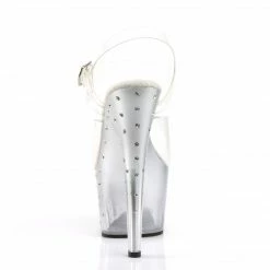 Pleaser Exotic Dancing STARDUST-708T - Clr/Slv-Clr