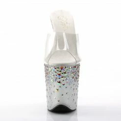 Pleaser STARSPLASH-801 - Clr/Frost (Slv Hologram Stars)