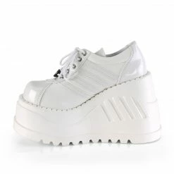 Demonia STOMP-08 - Wht Pat-Vegan Leather 9 Demonia STOMP-08 - Wht Pat-Vegan Leather