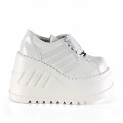 Demonia STOMP-08 - Wht Pat-Vegan Leather 11 Demonia STOMP-08 - Wht Pat-Vegan Leather