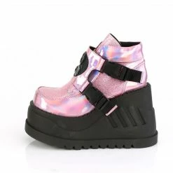 Demonia STOMP-15 - Pink Hologram-Glitter Punk & Goth 9 Demonia STOMP-15 - Pink Hologram-Glitter Punk & Goth