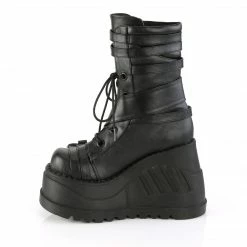Demonia STOMP-26 - Blk Vegan Leather