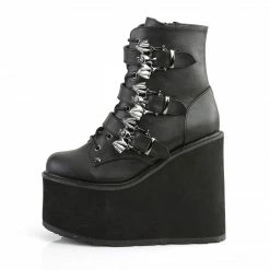 Demonia SWING-103 - Blk Vegan Leather Punk & Goth
