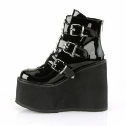 Demonia SWING-105 - Blk Patent Punk & Goth