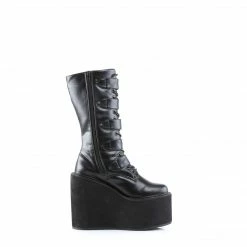 Demonia SWING-220 - Blk Vegan Leather