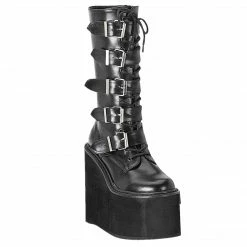 Demonia SWING-220 - Blk Vegan Leather