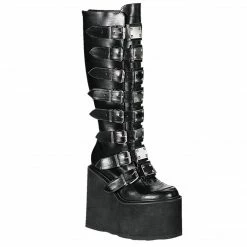 Demonia SWING-815 - Blk Vegan Leather Punk & Goth