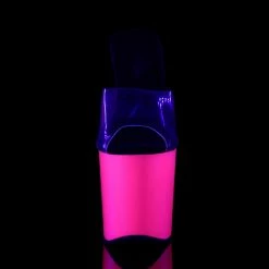 Pleaser TABOO-701UV - Clr/Neon Pink