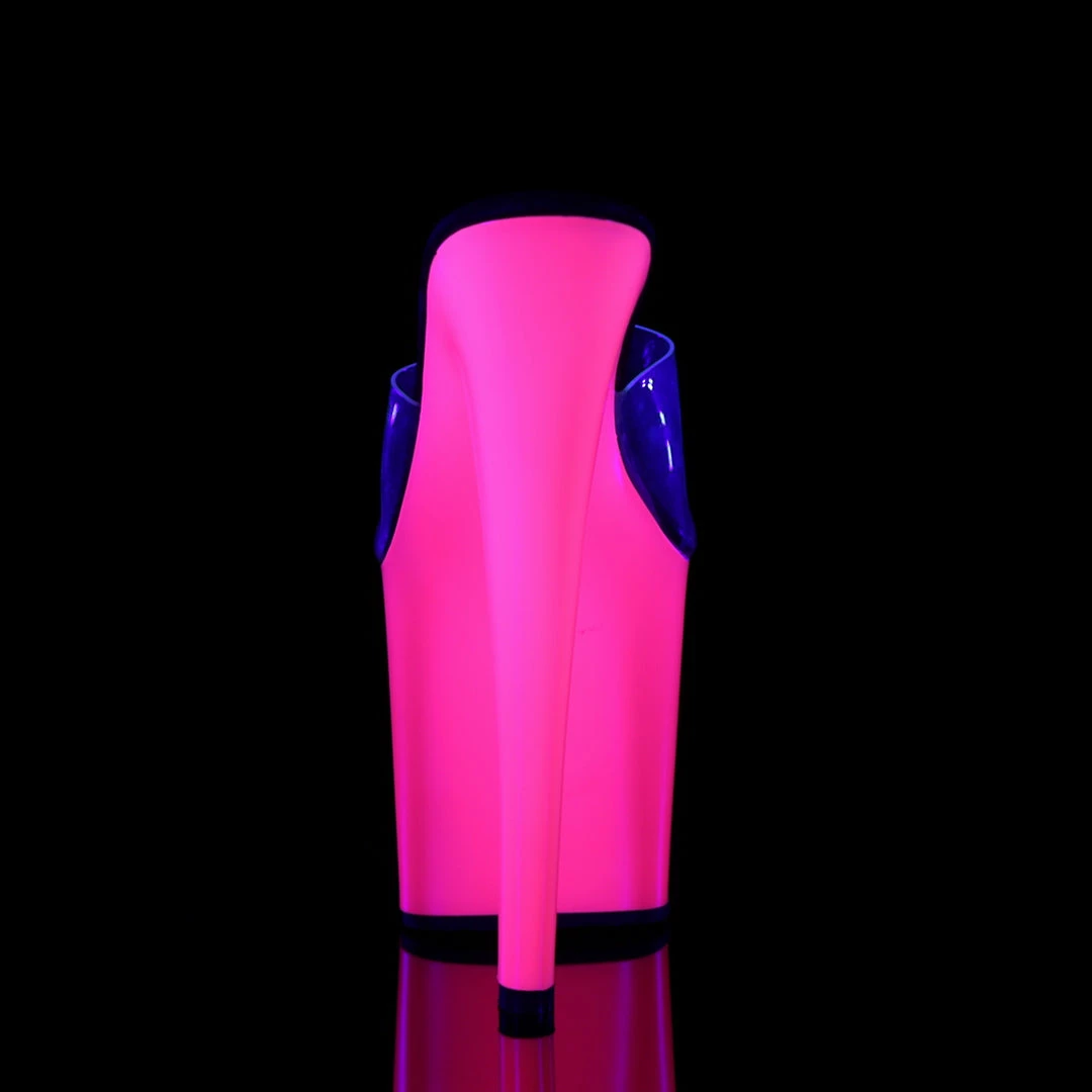 Pleaser TABOO-701UV - Clr/Neon Pink 6 Pleaser TABOO-701UV - Clr/Neon Pink