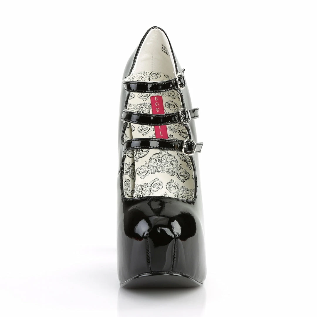 Bordello TEEZE-05 - Blk Pat 4 Bordello TEEZE-05 - Blk Pat