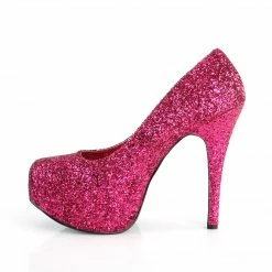 Pleaser Pink Label TEEZE-06GW - H. Pink Glitter Drag Queen 9 Pleaser Pink Label TEEZE-06GW - H. Pink Glitter Drag Queen