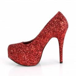 Pleaser Pink Label TEEZE-06GW - Red Glitter