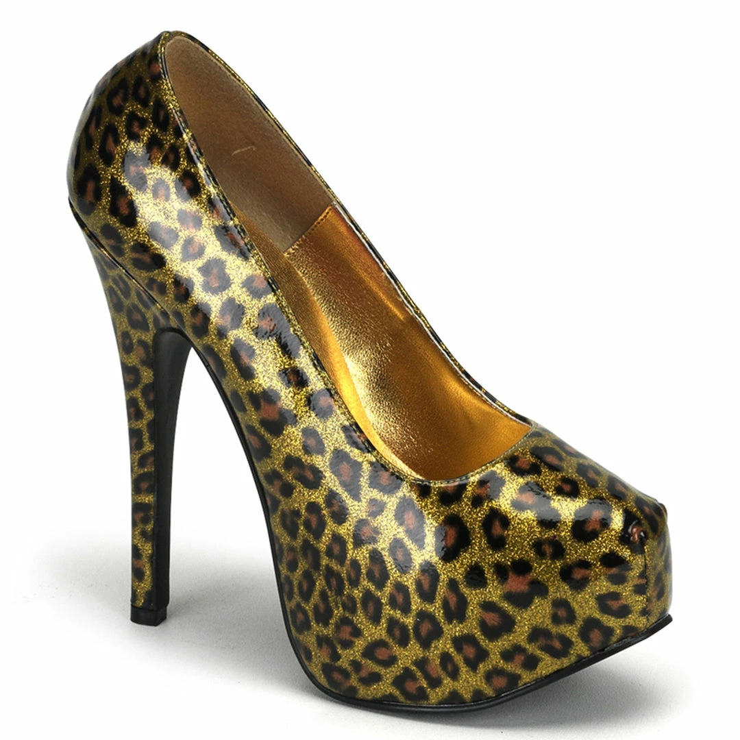 Bordello TEEZE-37 - Gold Cheetah Pat 3 Bordello TEEZE-37 - Gold Cheetah Pat