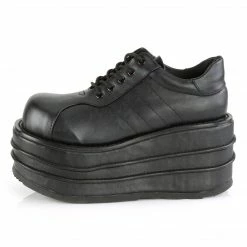 Demonia TEMPO-08 - Blk Vegan Leather