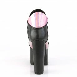 Demonia TORMENT-216 - Blk Vegan Leather-Pink Hologram Punk & Goth 10 Demonia TORMENT-216 - Blk Vegan Leather-Pink Hologram Punk & Goth