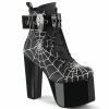 Demonia TORMENT-51 - Blk Vegan Leather