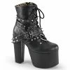 Demonia Punk & Goth TORMENT-700 - Blk Vegan Leather