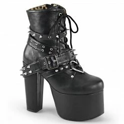 Demonia Punk & Goth TORMENT-700 - Blk Vegan Leather