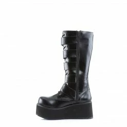 Demonia TRASHVILLE-518 - Blk Vegan Leather