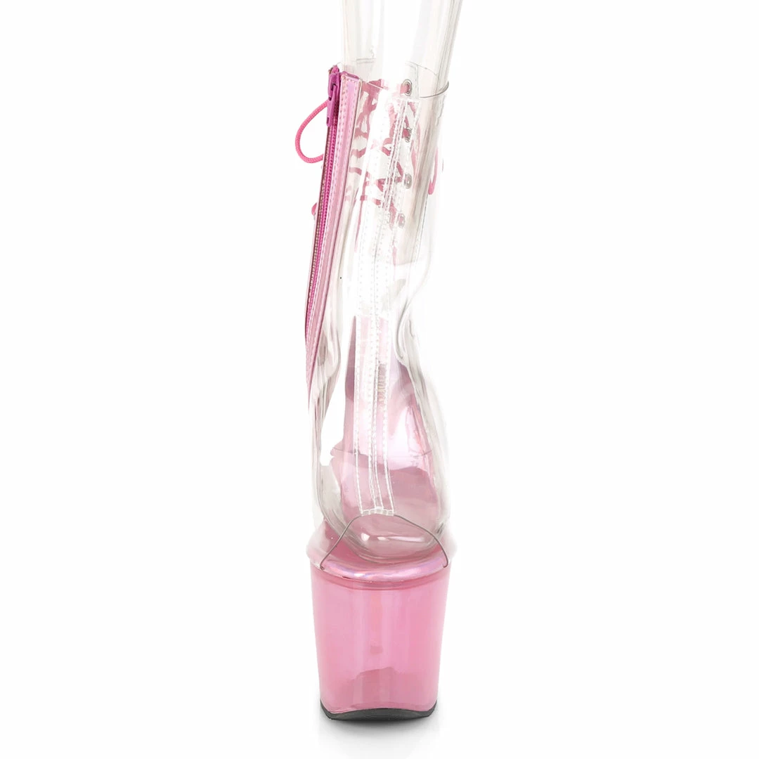 Pleaser UNICORN-1018C - Clr/Bubble Gum Pink Tinted 4 Pleaser UNICORN-1018C - Clr/Bubble Gum Pink Tinted