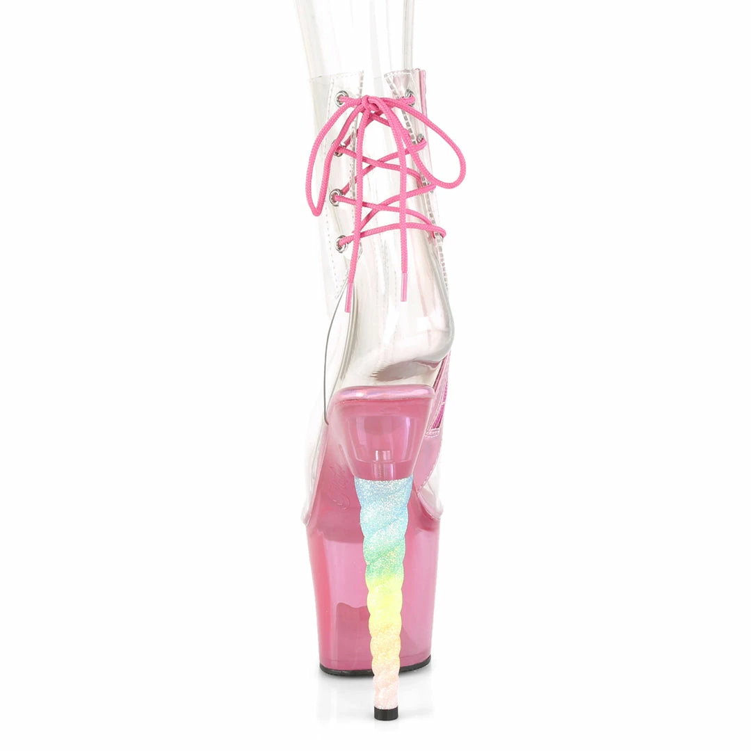 Pleaser UNICORN-1018C - Clr/Bubble Gum Pink Tinted 6 Pleaser UNICORN-1018C - Clr/Bubble Gum Pink Tinted