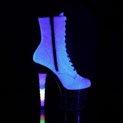 Pleaser UNICORN-1020G - Purple-Blue Glitter/Blk
