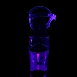 Pleaser Exotic Dancing UNICORN-708MG - Clr-Blk/Clr