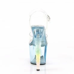 Pleaser UNICORN-708T - Clr/Baby Blue Tinted Exotic Dancing