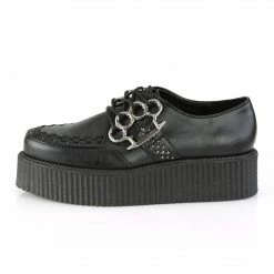 Demonia Punk & Goth V-CREEPER-516 - Blk Vegan Leather