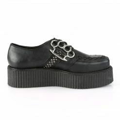 Demonia Punk & Goth V-CREEPER-516 - Blk Vegan Leather