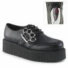 Demonia Punk & Goth V-CREEPER-516 - Blk Vegan Leather