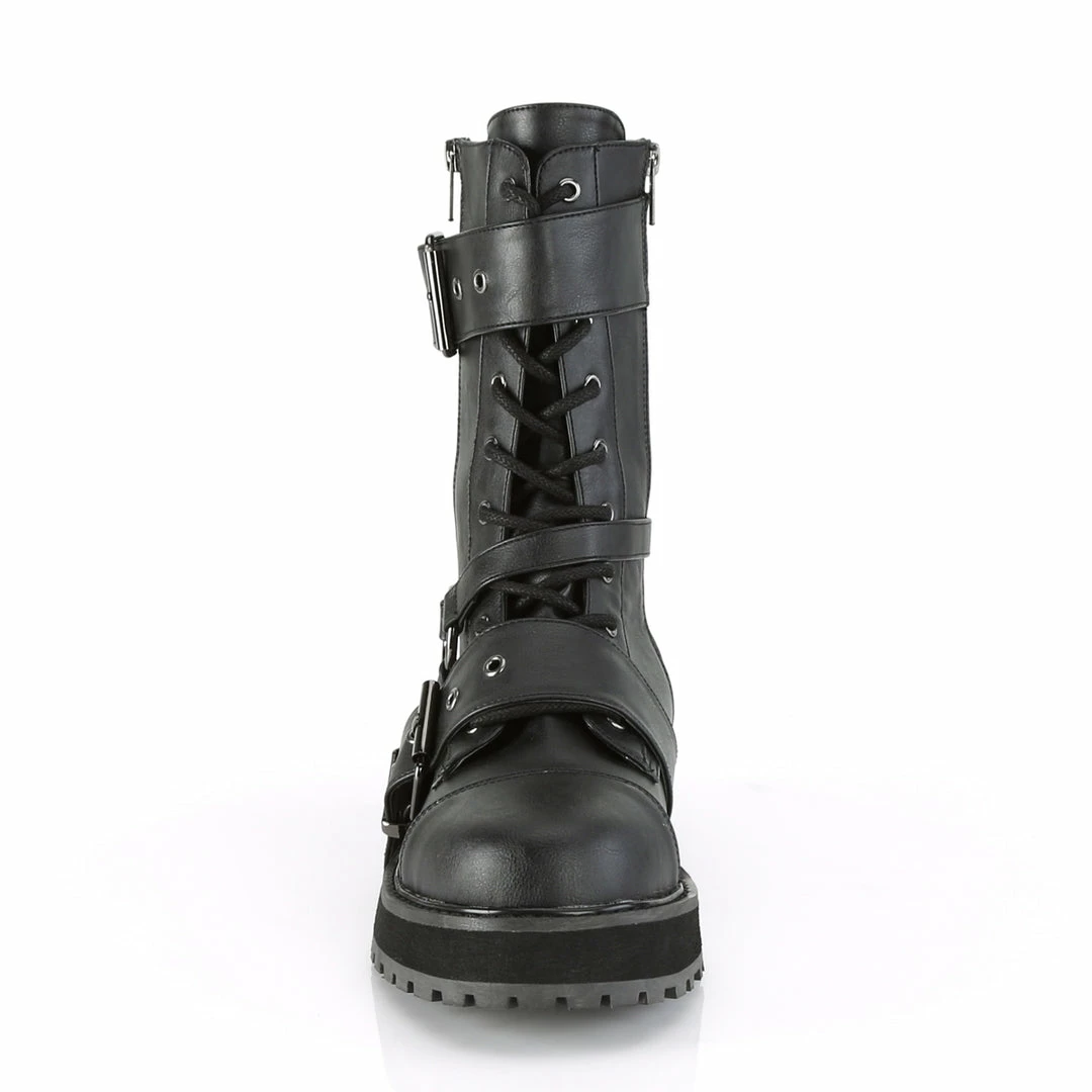 Demonia Punk & Goth VALOR-220 - Blk Vegan Leather 4 Demonia Punk & Goth VALOR-220 - Blk Vegan Leather